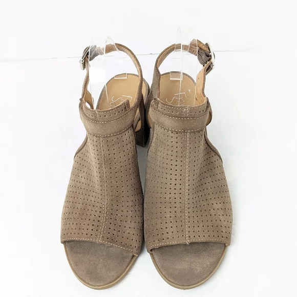 Franco Sarto Suede Harlet Sandals - Picture 6 of 16